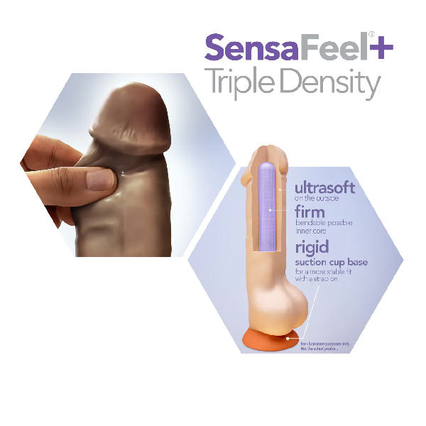 Dildo Triple Densidad Thick Dr Skin Juguetes Para Grandes Sexshop