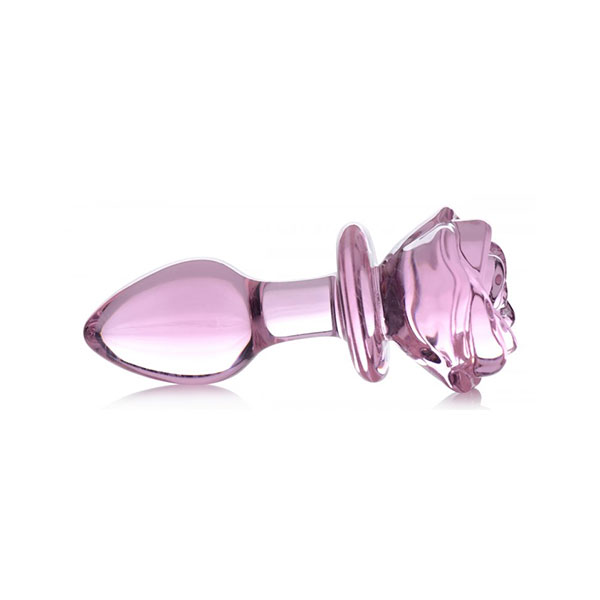 Plug Anal De Cristal Rosa Juguetes Para Grandes Sexshop